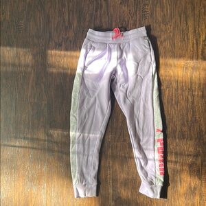 Puma Purple and Pink Sweatpants for Leisure